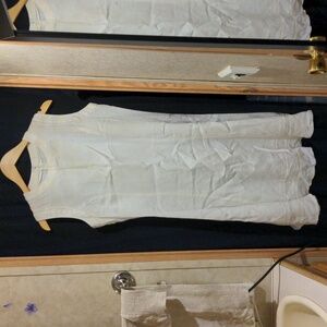 Malvin Hamburg Germany I Love Linen White Linen Dress‎ Size 8 M 100% Linen